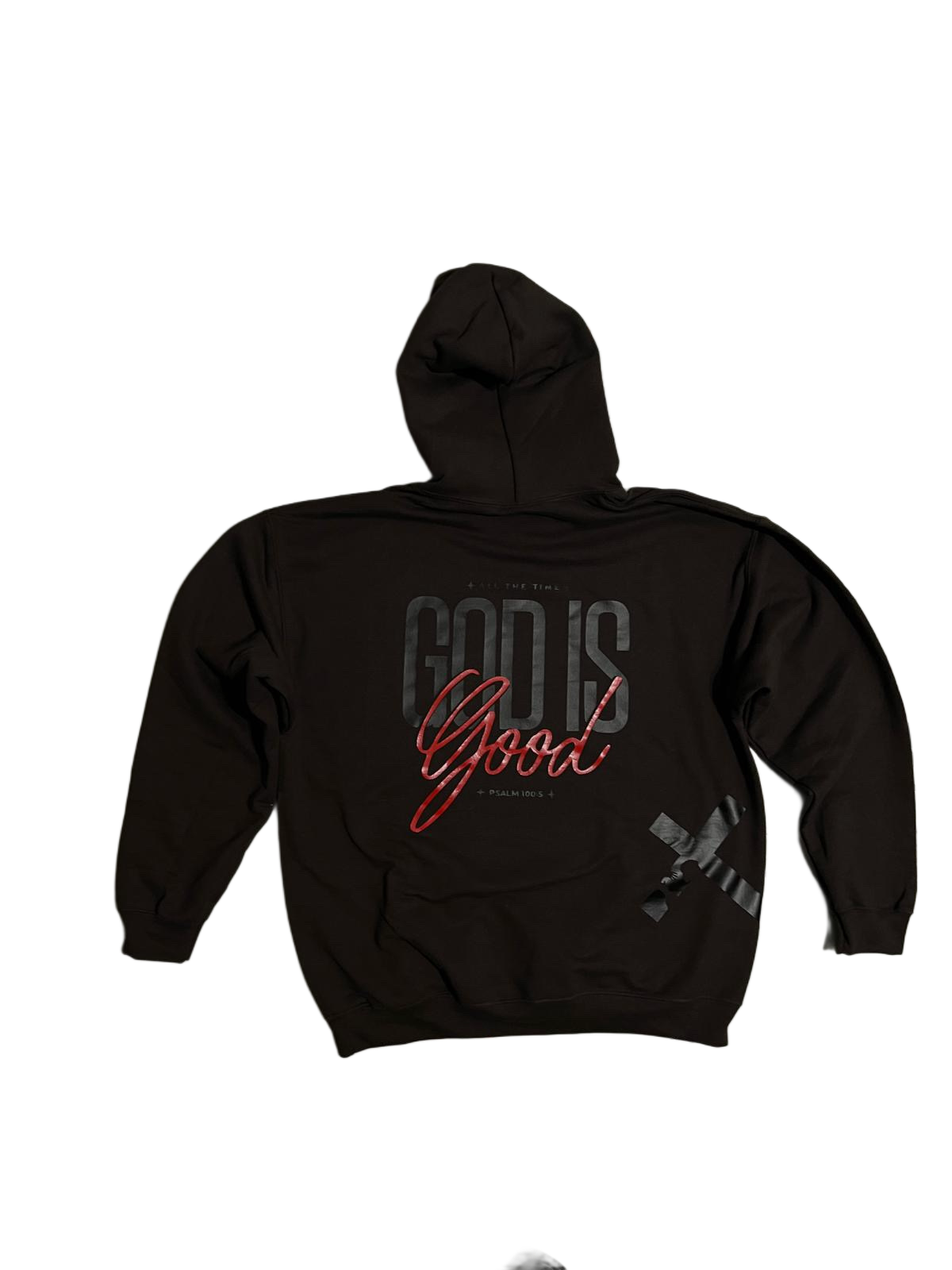 ''All the Time God is Good Psalm 100:5'' Brown Hoodie