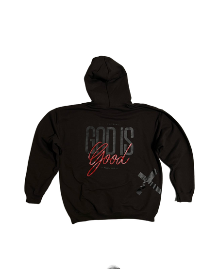 ''All the Time God is Good Psalm 100:5'' Brown Hoodie
