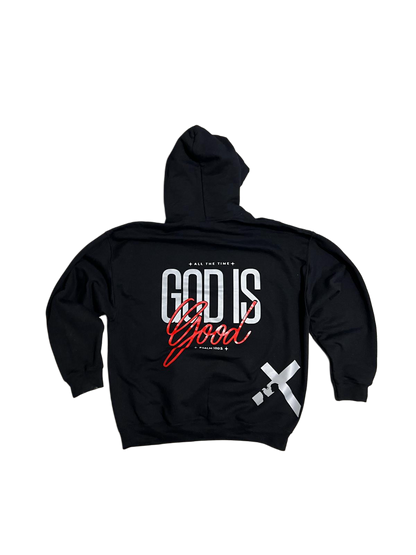 ''All the Time God is Good Psalm 100:5'' Black Hoodie