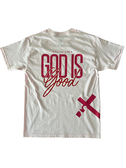 ''All the Time God is Good Psalm 100:5'' Light Pink T-Shirt