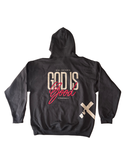 ''All the Time God is Good Psalm 100:5'' Mocha Hoodie